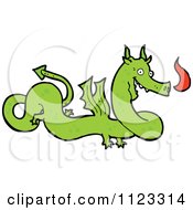 Poster, Art Print Of Green Dragon 5
