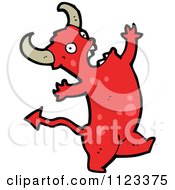 Poster, Art Print Of Red Devil Monster 13