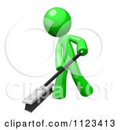 3d Sweeping Green Man
