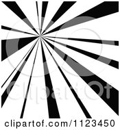 Poster, Art Print Of Black And White Sunbeam Ray Background 4