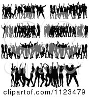 Poster, Art Print Of Silhouetted Dancers 4