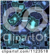 Clipart Of A Seamless Circuitry Texture Background Pattern Royalty Free CGI Illustration by Ralf61