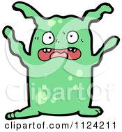 Poster, Art Print Of Green Alien Or Monster