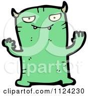 Poster, Art Print Of Green Alien Or Monster