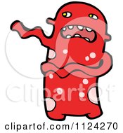 Poster, Art Print Of Red Monster Or Alien