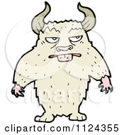 Fantasy Cartoon Of A Monster Royalty Free Vector Clipart
