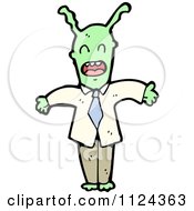 Poster, Art Print Of Green Alien Or Monster