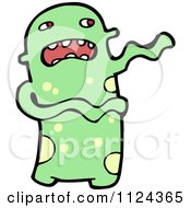 Poster, Art Print Of Green Alien Or Monster