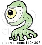 Poster, Art Print Of Green Alien Or Monster