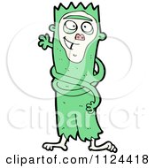 Poster, Art Print Of Green Alien Or Monster