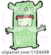 Poster, Art Print Of Green Alien Or Monster