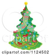 Poster, Art Print Of Decorated Christmas Tree