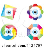 Poster, Art Print Of Colorful Eyeball Designs