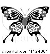 Poster, Art Print Of Black And White Butterfly 19