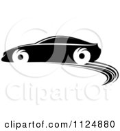 Poster, Art Print Of Black And White Sports Car 2