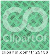 Clipart Of A Seamless Green Metal Diamond Plate Texture Background Pattern Royalty Free CGI Illustration