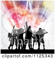 Poster, Art Print Of Silhouetted Dancers Under Flares And Lights