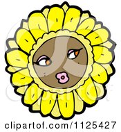 Poster, Art Print Of Sunflower Character 2