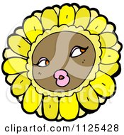 Poster, Art Print Of Sunflower Character 3