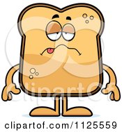 Sick Toast Mascot