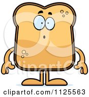 Surprised Toast Mascot