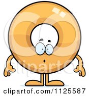 Surprised Donut Mascot