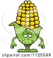 Poster, Art Print Of Depressed Corn Mascot