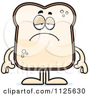 Poster, Art Print Of Depressed Bread Character