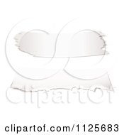 Clipart Of 3d Torn Paper Pieces Royalty Free Vector Illustration by michaeltravers