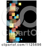 Background Of Colorful Squares On Black 3