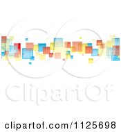 Poster, Art Print Of Background Of Colorful Squares On White