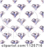 Clipart Of A Seamless Diamond Background Pattern Royalty Free Vector Illustration