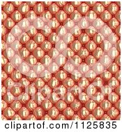 Clipart Of A Seamless Orange Leather Upholstery Texture Background Pattern 1 Royalty Free CGI Illustration by Ralf61