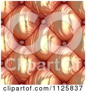 Clipart Of A Seamless Orange Leather Upholstery Texture Background Pattern 3 Royalty Free CGI Illustration by Ralf61