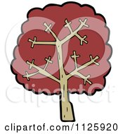 Poster, Art Print Of Tree With Red Autumn Foliage 31