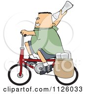 Poster, Art Print Of Paper Boy On A Bicycle