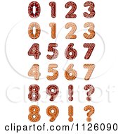 Poster, Art Print Of Christmas Gingerbread Numbers