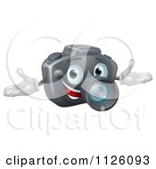Happy Dslr Camera Mascot