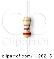 Clipart Of A 220 Ohms 220 Ohms Resistor Royalty Free CGI Illustration