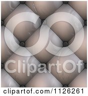 Clipart Of A Seamless Beige Leather Upholstery Texture Background Pattern 9 Royalty Free CGI Illustration by Ralf61