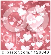 Clipart Of A Seamless Pink Heart Texture Background Pattern Royalty Free CGI Illustration