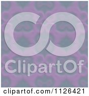Clipart Of A Seamless Purple Floral Gaudy Texture Background Pattern Royalty Free CGI Illustration