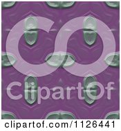 Clipart Of A Seamless Purple Floral Gaudy Texture Background Pattern Royalty Free CGI Illustration by Ralf61