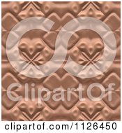 Clipart Of A Seamless Brown Floral Gaudy Texture Background Pattern Royalty Free CGI Illustration by Ralf61