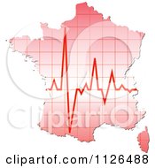 Map Of France With A Pulse