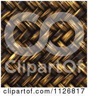 Clipart Of A Seamless 3d Twill Wicker Basket Weave Texture Background Pattern Royalty Free CGI Illustration