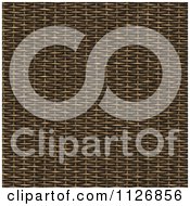 Clipart Of A Seamless 3d Basket Wicker Weave Texture Background Pattern Royalty Free CGI Illustration
