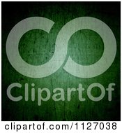 Clipart Of A Scratched Green Grunge Background Royalty Free CGI Illustration