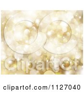 Poster, Art Print Of Bokeh Christmas Background Of Golden Sparkles