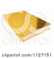 Poster, Art Print Of 3d Golden Book